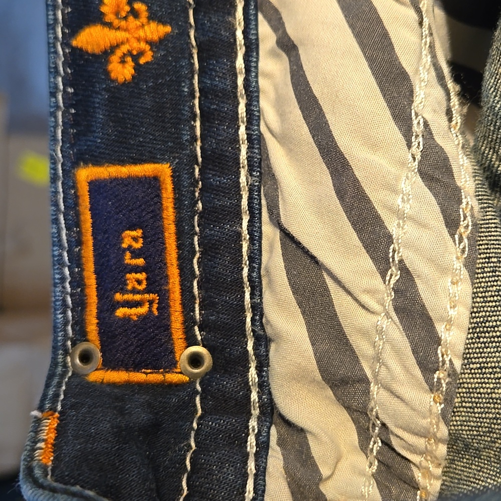 Rock Revival Women's Dark Blue Embellished Jeans - Picture 6 of 7